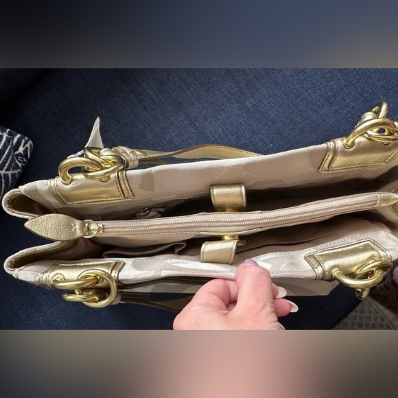 Brand New Gold Coach Purse with Tags! - Picture 8 of 12